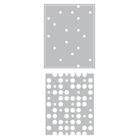 Sizzix - Tim Holtz Thinlits - Layered Dots (666385)