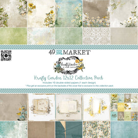 49 and Market - Krafty Garden - 12x12 Collection Pack (New Size - 10 Sheets)