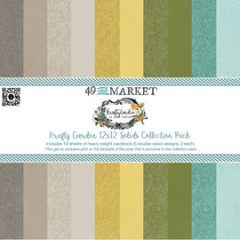 **Pre-Order** 49 and Market - Krafty Garden - 12x12 Collection Pack - Solids (New Size - 10 Sheets) (ETA End April 24)