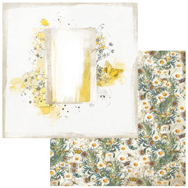 49 and Market - Krafty Garden - 12x12 Paper "Tranquil Blossom"