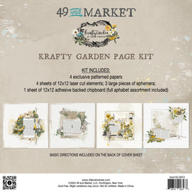 **Pre-Order** 49 and Market - Krafty Garden - Page Kit (ETA End MarApril 24)