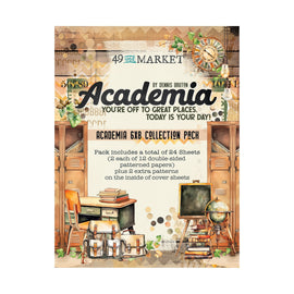 49 and Market - Academia - 6x8 Collection Pack (24 Sheets)