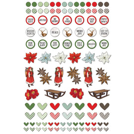 49 and Market - Evergreen Season - Wishing Bubbles Epoxy Stickers