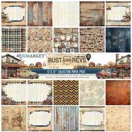 49 and Market - Rust and Revs - 12x12 Collection Pack (10 Sheets)