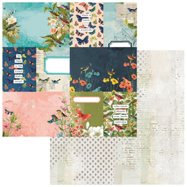 49 and Market - Birdsong - 12x12 Paper "Journal Cards"
