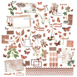 49 and Market - Color Swatch Terracotta - Laser Cut Elements (Ephemera) (ETA End Sep 24)