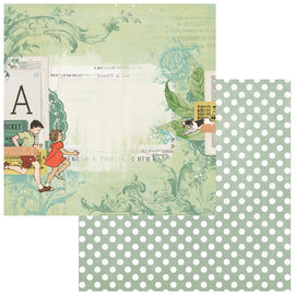 49 and Market - Toddler Time - 12x12 Paper "In The Cards"