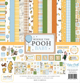 Echo Park - Winnie the Pooh Baby - 12x12 Collection Pack with 12x12 Sticker Sheet