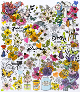 **Pre-Order** 49 and Market - The Flower Emporium - Ephemera Bits "Icon" (217pcs) (ETA Mid to End April 25)