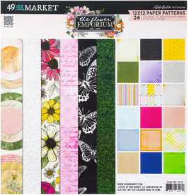 **Pre-Order** 49 and Market - The Flower Emporium - 12x12 Paper Pad (24 Sheets) (ETA Beg May 25)