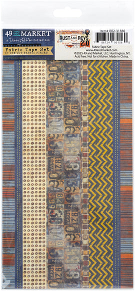 **Pre-Order** 49 and Market - Rust & Revs 2.0 - Fabric Washi Sheet Set (2pcs) (ETA Mid to End April 25)