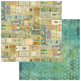 **Pre-Order** 49 and Market - Botanical Buzz - 12x12 Paper "Vibrant" (ETA Mid Aug 25)