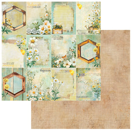 **Pre-Order** 49 and Market - Botanical Buzz - 12x12 Paper "Blooming" (ETA Mid Aug 25)