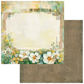 **Pre-Order** 49 and Market - Botanical Buzz - 12x12 Paper "Meadow" (ETA Mid Aug 25)