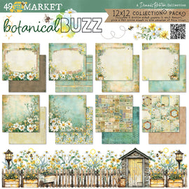**Pre-Order** 49 and Market - Botanical Buzz - 12x12 Collection Pack (8 Sheets) (ETA Mid Aug 25)