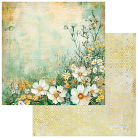**Pre-Order** 49 and Market - Botanical Buzz - 12x12 Paper "Cheerful" (ETA Mid Aug 25)