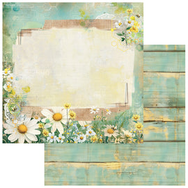 **Pre-Order** 49 and Market - Botanical Buzz - 12x12 Paper "Fresh" (ETA Mid Aug 25)