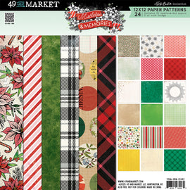 **Pre-Order** 49 and Market - Mistletoe and Memories - 12x12 Paper Pad (24 Sheets) (ETA Mid Aug 25)