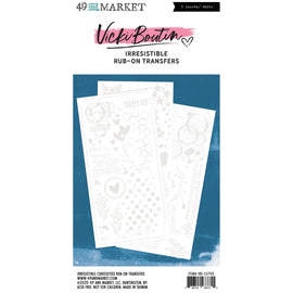 **Pre-Order** 49 and Market - Curiosities In Willow Grove - 6x12 Irresistable Rub-on Transfer Set (ETA Mid Oct 25)