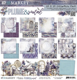 **Pre-Order** 49 and Market - Plume & Petal - 12x12 Collection Pack (8 Sheets) (ETA Mid Feb 26)