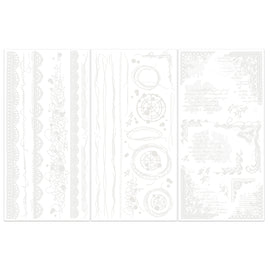 **Pre-Order** 49 and Market - 6x12 Irresistible Rub-On Transfer Set - Edges (ETA Mid Feb 26)