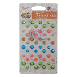 **Pre-Order** Prima Marketing - Homegrown - Say It In Crystals (48pcs) (ETA End June 26)