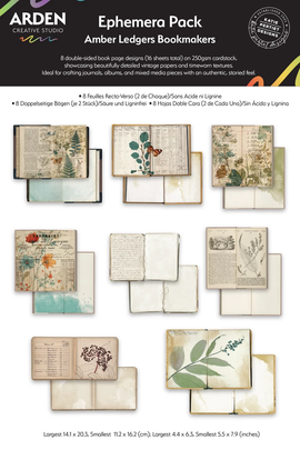 Arden Creative Studio - Amber Ledgers - Bookmakers Ephemera Pack