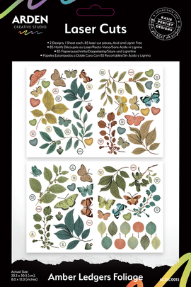 Arden Creative Studio - Amber Ledgers - Foliage Laser Cuts