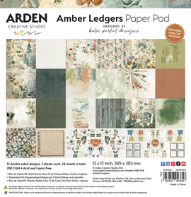 Arden Creative Studio - Amber Ledgers - 12x12 Paper Pad