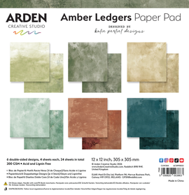 Arden Creative Studio - Amber Ledgers - 12x12 Paper Pad - Solids