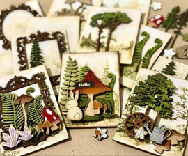 Dusty Attic - Class 3 - Mini ATC Forest Fantasy Wall Hanging - Saturday 26th July 1.30pm to 5.30pm