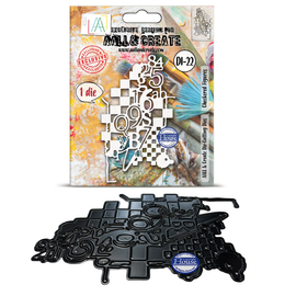 AALL & Create - Dies #22 - Checkered Figures (1 die)