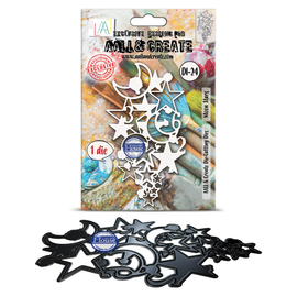 AALL & Create - Dies #24 - Moon Stars (1 die)