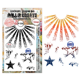 AALL & Create - A6 Photopolymer Clear Stamp Set #1340 - Twilight Sky (7pcs)
