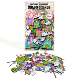 AALL & Create - Ephemera #61 - Lollipop Land (86pcs)