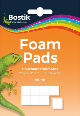 Bostik - 3D Foam 12mm Squares (50pk)