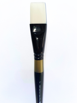 DAS -Taklon Short Handled Brushes - Flat - 1"