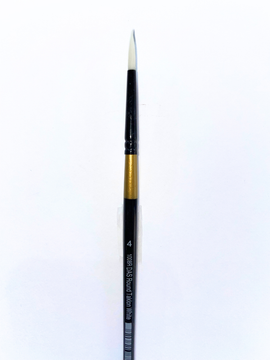 DAS -Taklon Short Handled Brushes - Round - 4