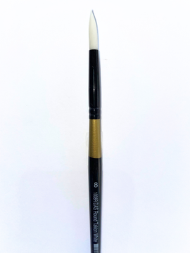 DAS -Taklon Short Handled Brushes - Round - 8