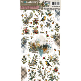**Pre-Order** 49 and Market - Campfire memories - 6x12 Blendable Rub-on Transfer Set (ETA End Set 26)