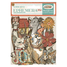 **Pre-Order** Stamperia - Furry Friends - Ephemera (Adhesive) (ETA Beg Nov 25)