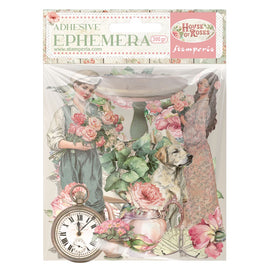 Stamperia - House of Roses - Ephemera (Adhesive) - New Release