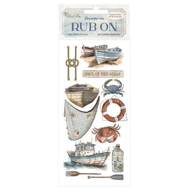 Stamperia - Silent Sea - Rub-ons "Boat"