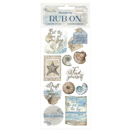 Stamperia - Silent Sea - Rub-ons "Shells"