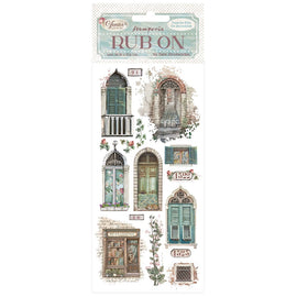 Stamperia - Venice City of Art - Rub-ons "Doors and Windows"