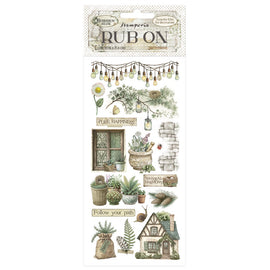 Stamperia - Herbarium Silvae - Rub-ons "Cottage"