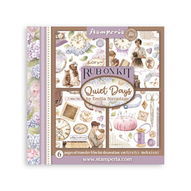 Stamperia - Quiet Days - Rub-on Kit (6 Pages - 15.5x15.5cm)