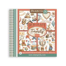 Stamperia - Family - Rub-on Kit (6 Pages - 15.5x15.5cm)
