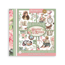 Stamperia - House of Roses - Rub-on Kit (6 Pages - 15.5x15.5cm) - New Release