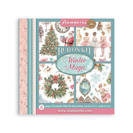 Stamperia - Winter Magic - Rub-on Kit (6 Pages - 15.5x15.5cm)